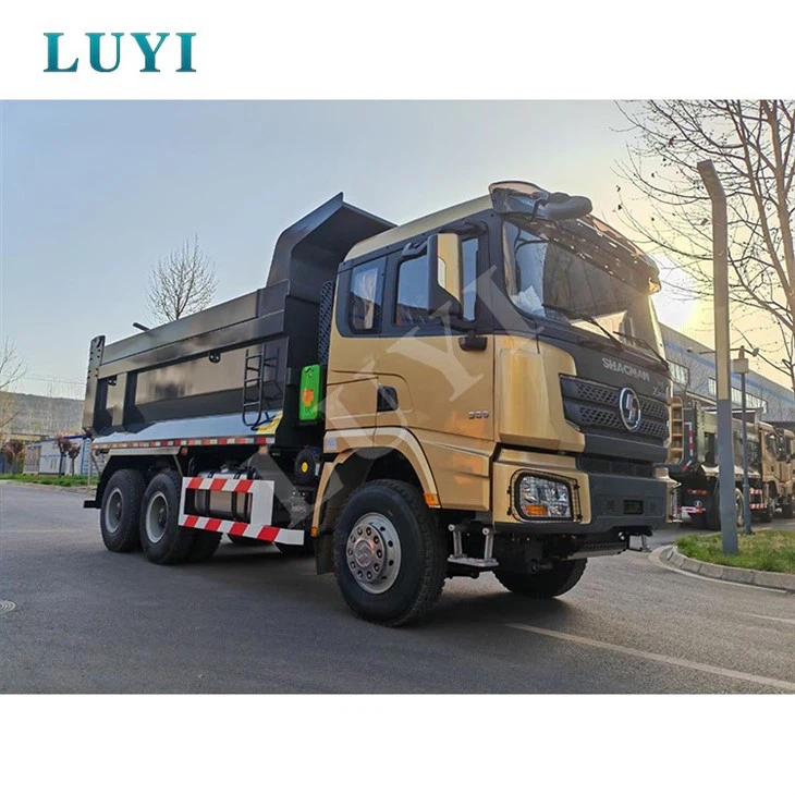 10 Rothaí Shacman X3000 6x4 Trucailí Dumpála Tiomántán ar Dheas