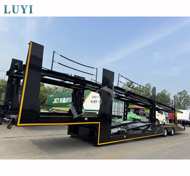 Trucail Iompair Gluaisteán Díosail dhá urlár