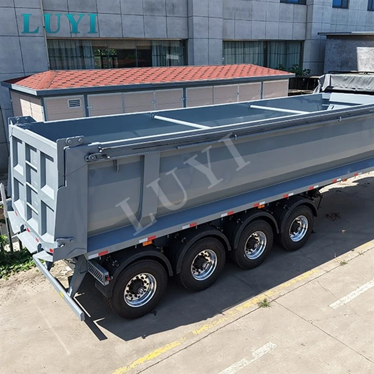 High Quality 3 Axle Tipper Semi Trailer For Construction Bulk Cargo Use suppliers High Quality 3 Axle Tipper Semi Trailer For Construction Bulk Cargo Use suppliers