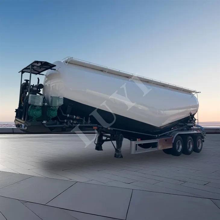 Trí acastóir 45 Méadar Ciúbach Bulc Setmer Setmer Trailer le haghaidh coincréite