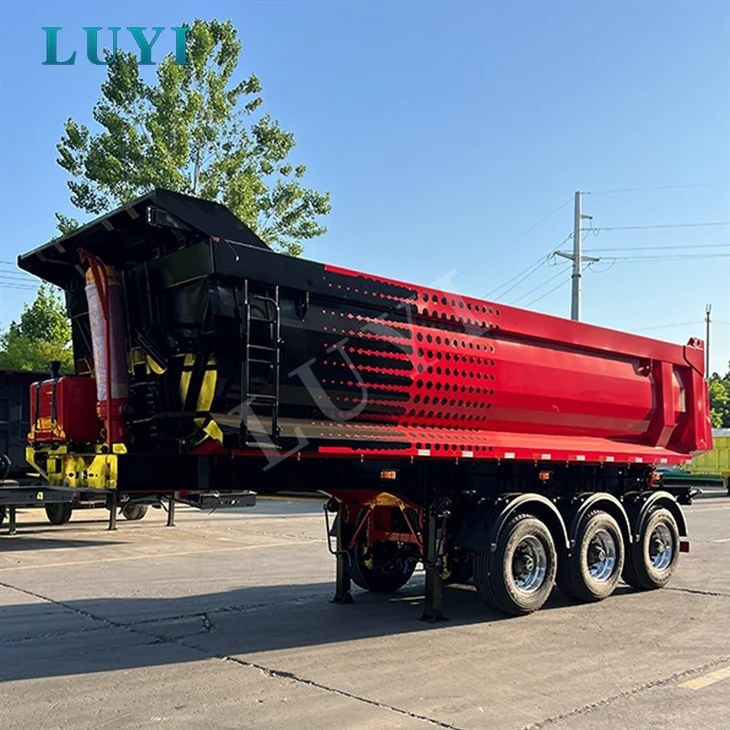Tri Axle Rear Tipper Semi Trailer high quality